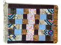 Quilted Laptop Sleeve - Browns and Blues