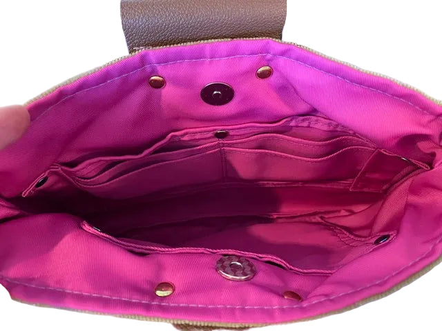 Quilted Corduroy Clutch