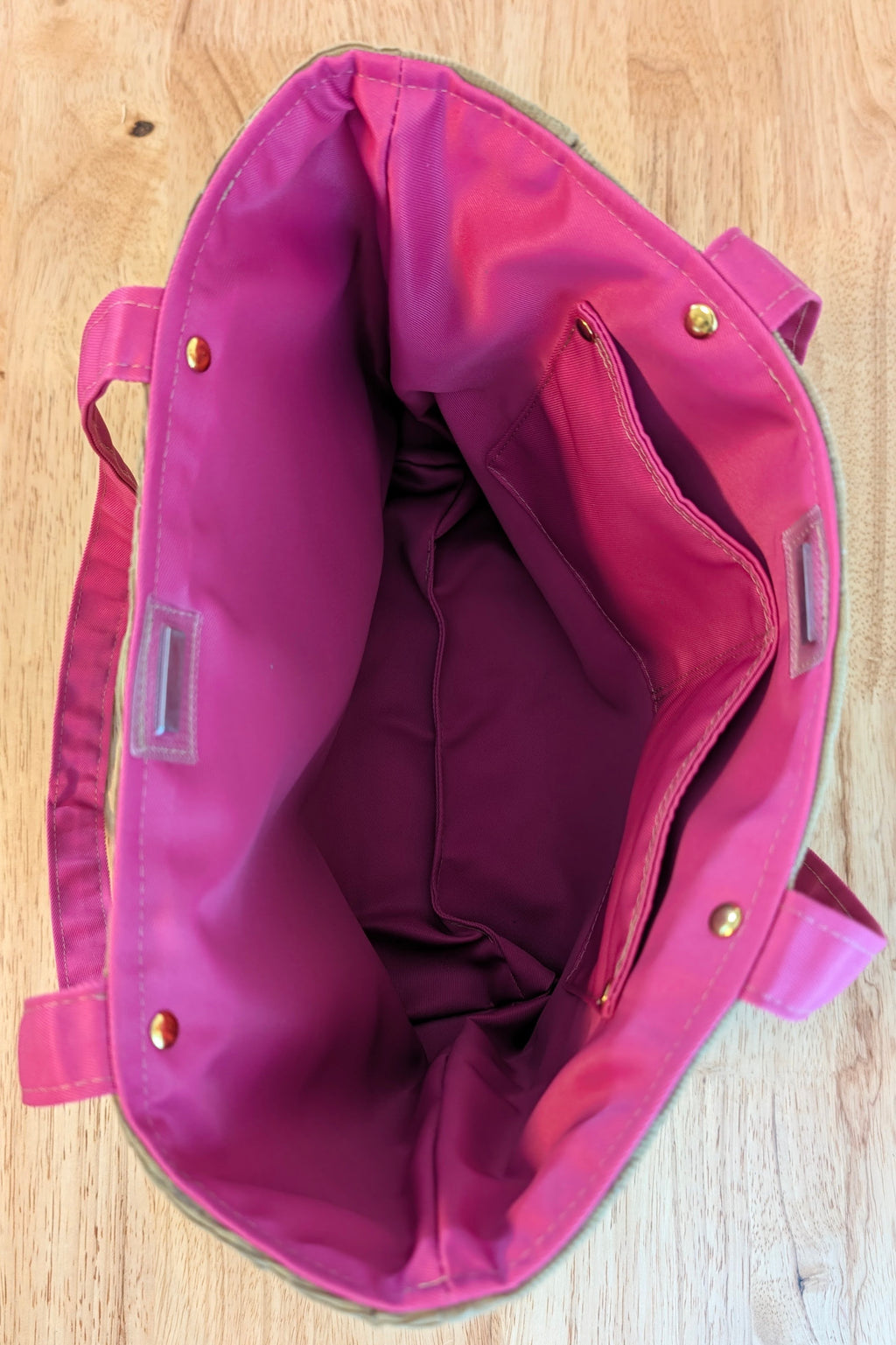 Small and Smart Tote Bag - brown corduroy