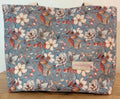 Small and Smart Tote Bag - vinyl floral