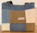 Small and Smart Tote Bag - multi denim